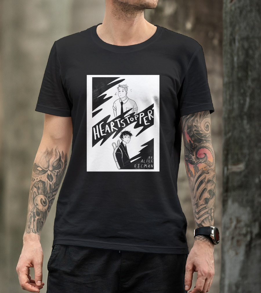 Heartstopper By Alice Oseman Solitaire Co UK Frances Janvi3r Graphic Novel Cover T-Shirt