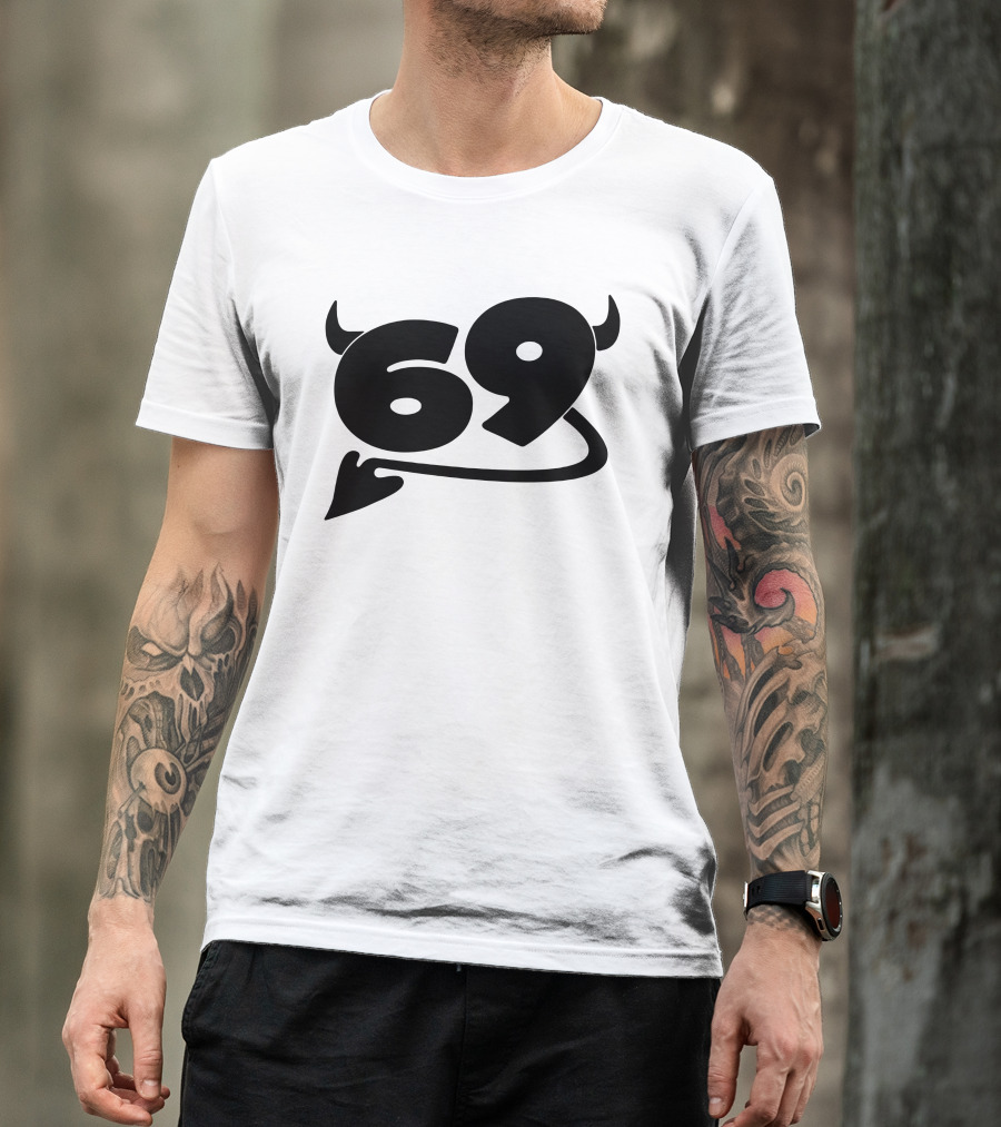 King Princess Merch 69 Devil Graphic White T-Shirt