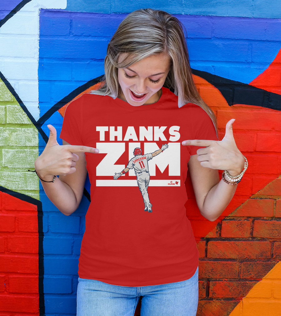 Ryan Zimmerman Thanks Zim Washington Nationals Fans Players Association T-Shirt