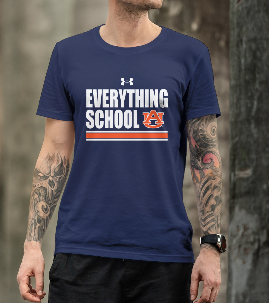Everything School Auburn Football Under Armour Jarquez Hunter Derick Hall T-Shirt