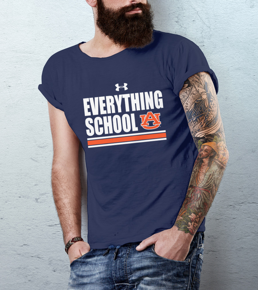 Everything School Auburn Football Under Armour Jarquez Hunter Derick Hall T-Shirt