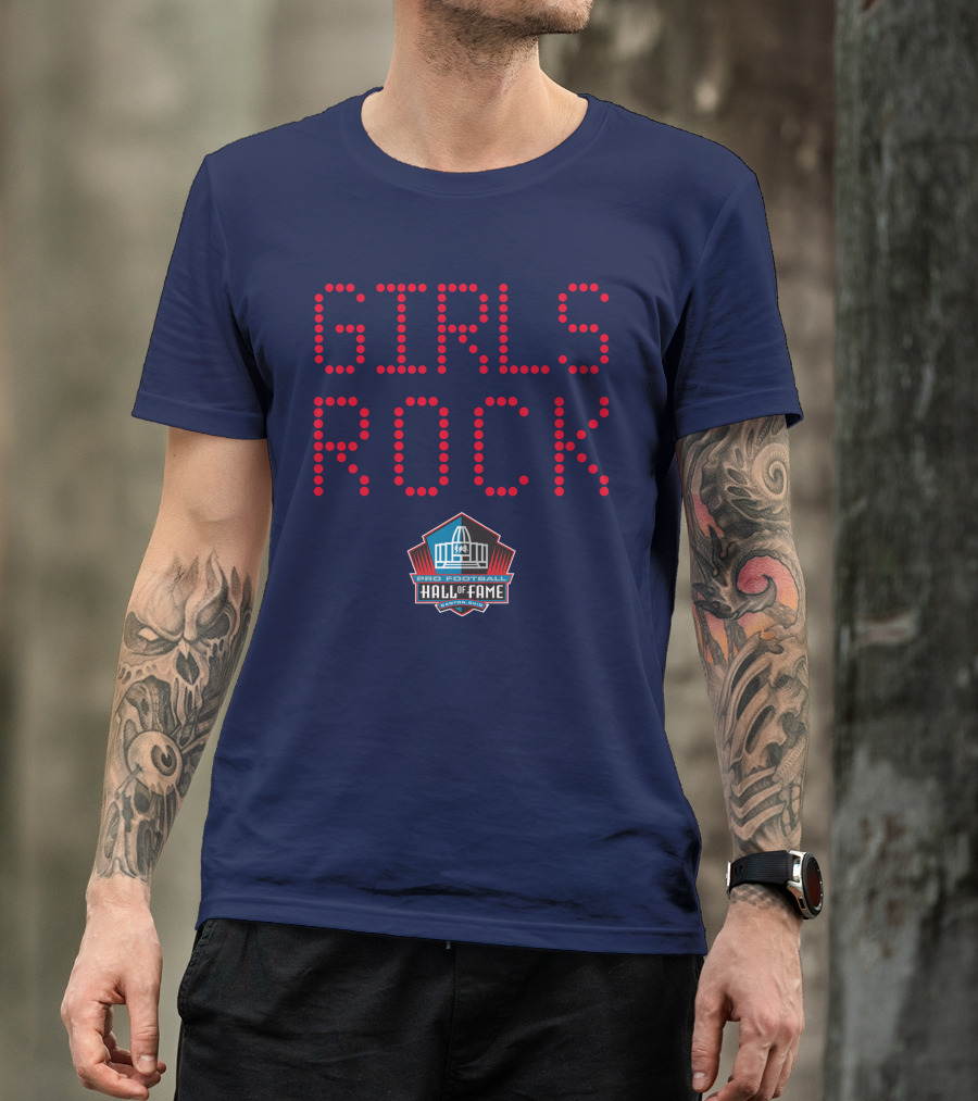 Pro Football Hall Of Fame Girls Rock Youth Merch T-Shirt