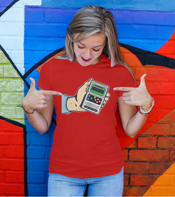 Super 70s Sports Handheld Electronic Football Vintage Style Retro Gaming Nostalgia T-Shirt