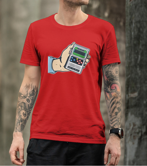 Super 70s Sports Handheld Electronic Football Vintage Style Retro Gaming Nostalgia T-Shirt