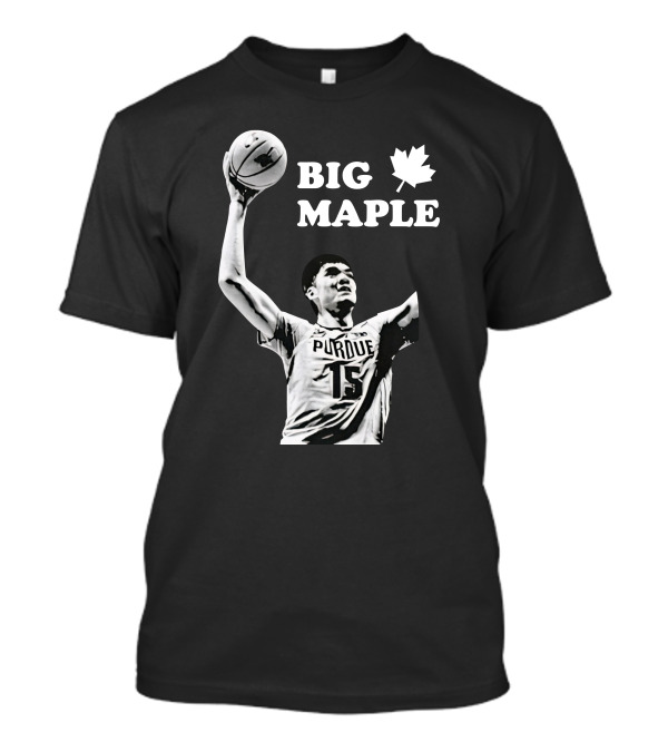 Zach Edey Big Maple Canada Purdue 15 Basketball T-Shirt