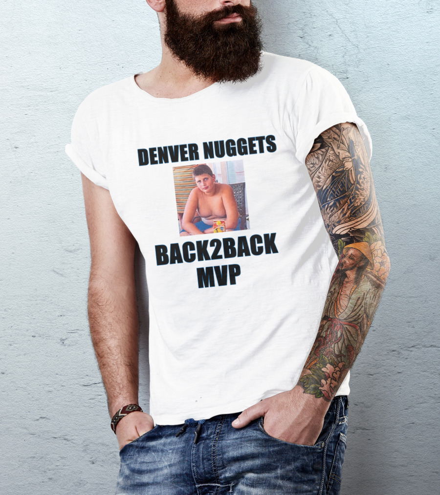 Denver Nuggets Jokic Back2back MVP Fans Only T-Shirt