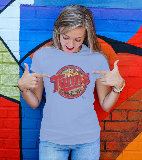 Twins Jimmy Longoria Local Artist Minnesota Baseball T-Shirt
