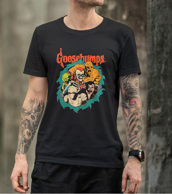 Goosebumps Creepy Co Mummy Monsters Retro Horror T-Shirt
