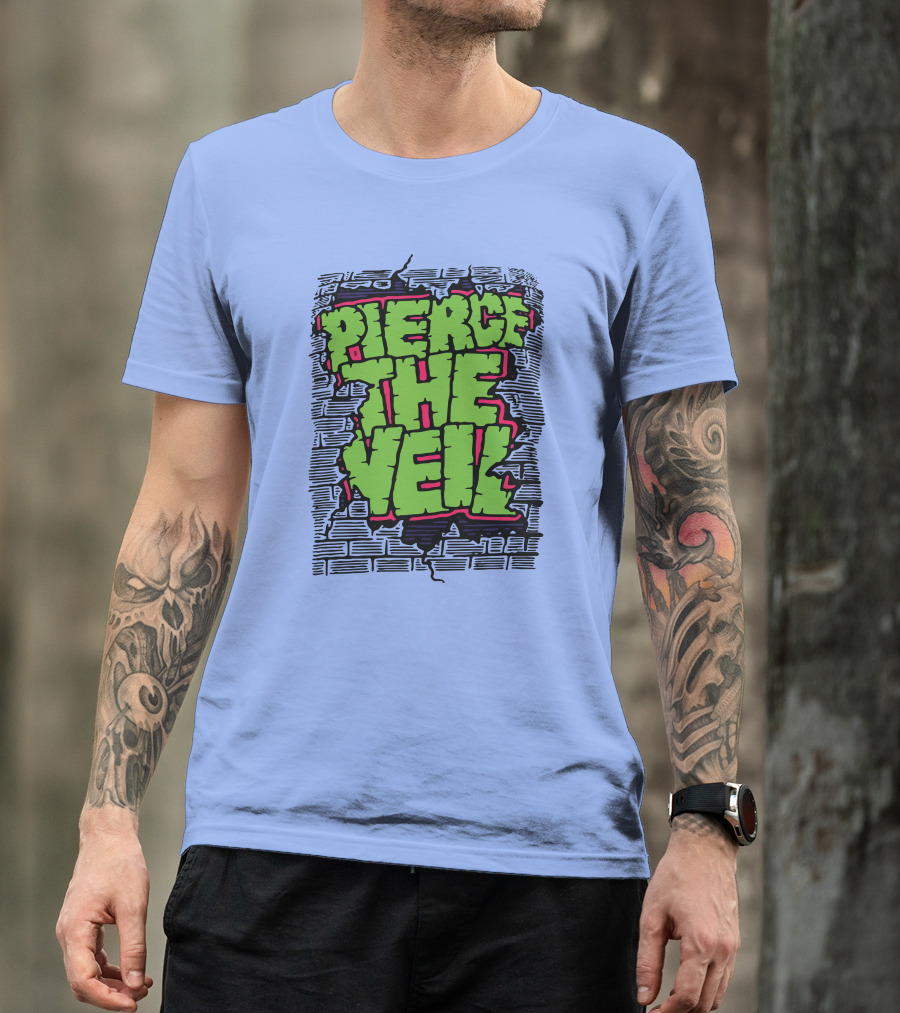 Pierce The Veil Freakish Beast Brick Wall T-Shirt