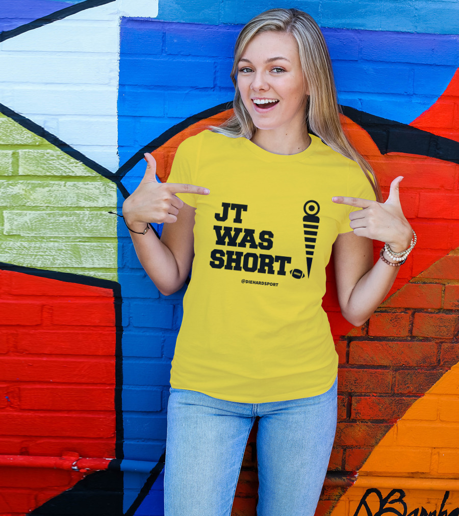 JT Was Short @DiehardSport Football Marker T-Shirt