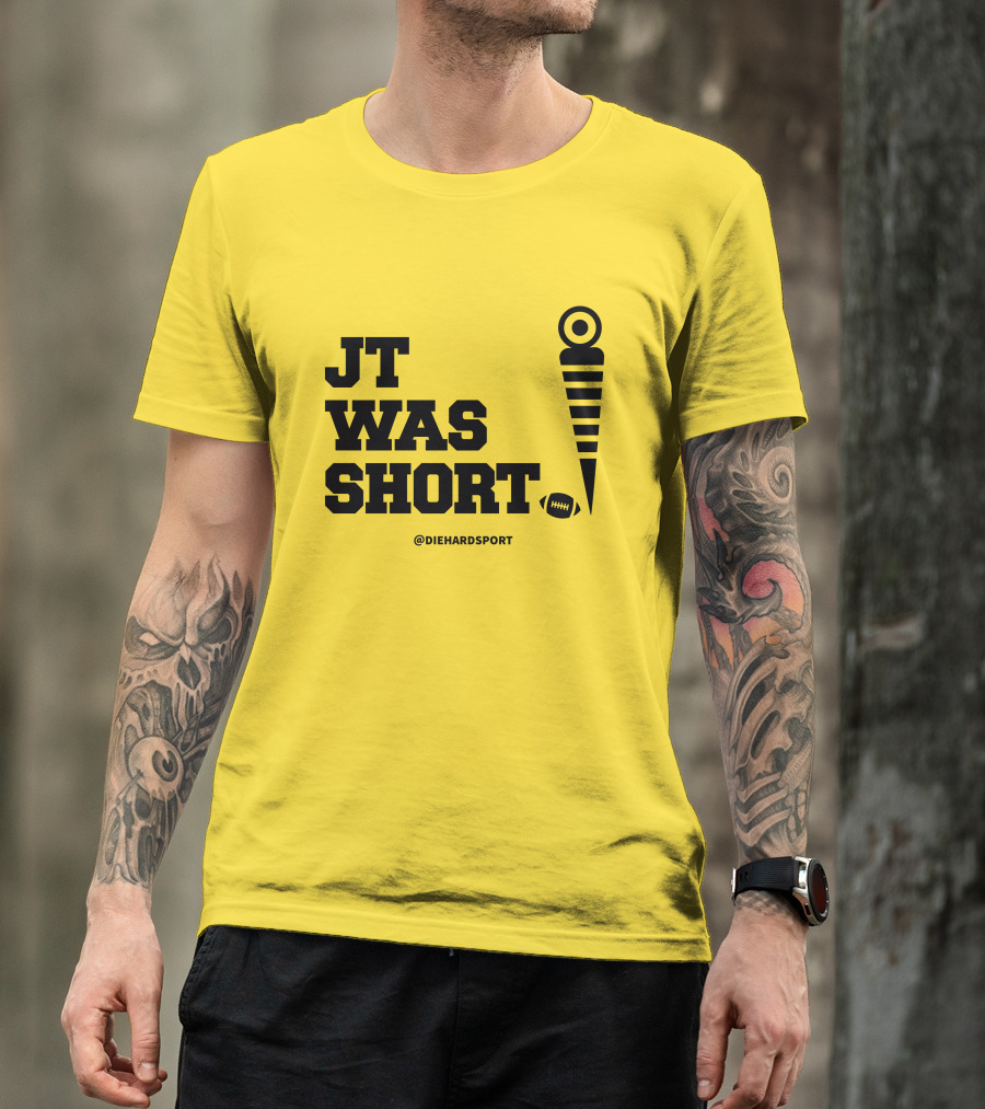 JT Was Short @DiehardSport Football Marker T-Shirt