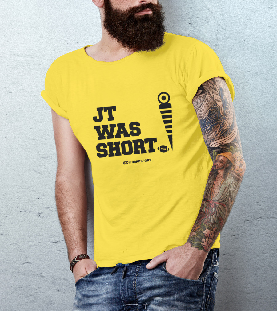 JT Was Short @DiehardSport Football Marker T-Shirt
