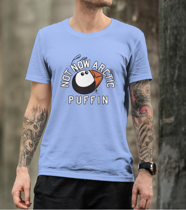 Not Now Arctic Puffin Mood Just Mike T-Shirt