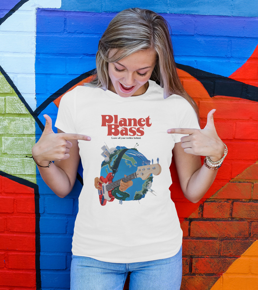 Planet Bass Leave All Your Trebles Behind T-Shirt