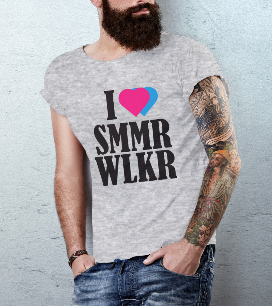 I Love SMMR WLKR T-Shirt