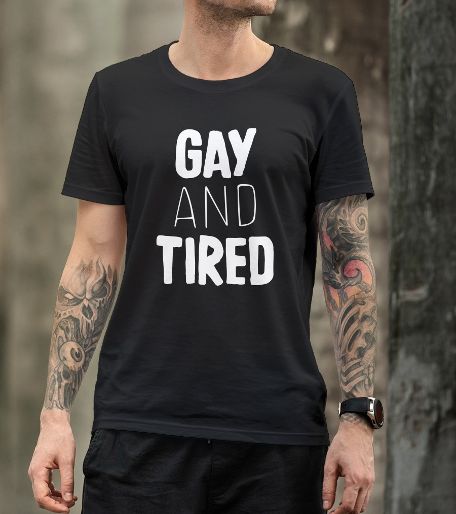 Gay And Tired Jason Trevino Lizard Kween Merch T-Shirt