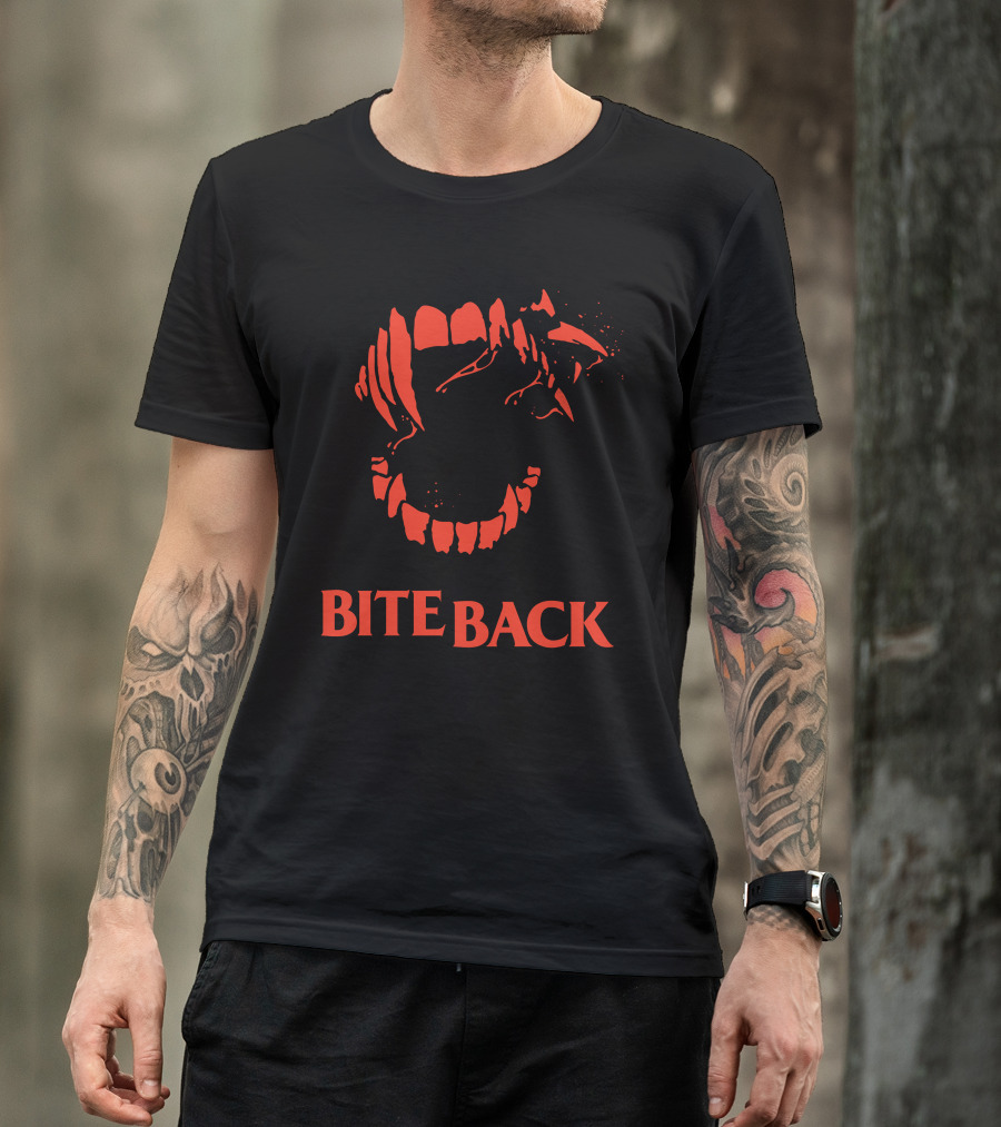 Fallout Merch Redfall Bite Back Announcement T-Shirt