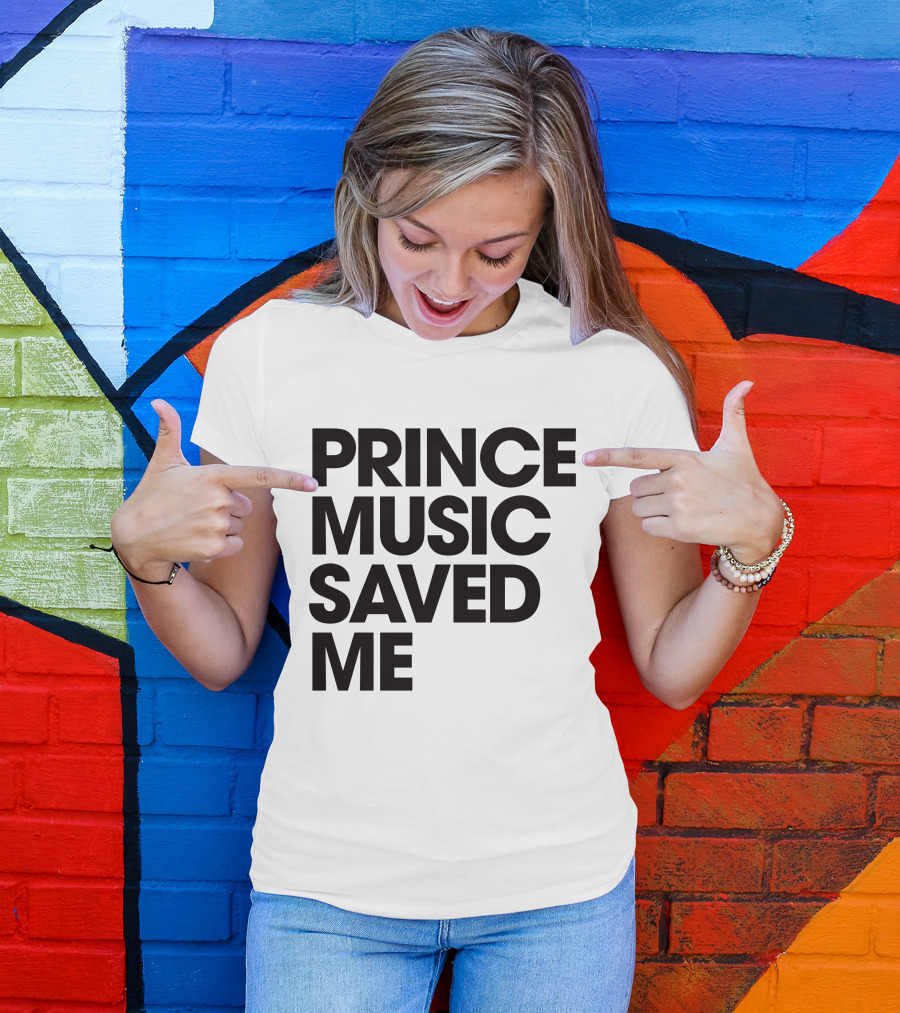 Princelivethebest Prince Music Saved ME T-Shirt