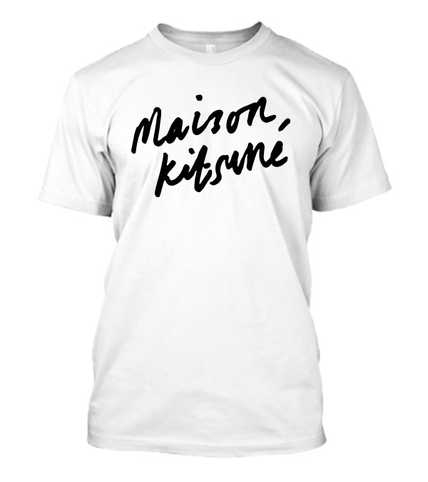 Maison Kitsune Handwritten T-Shirt