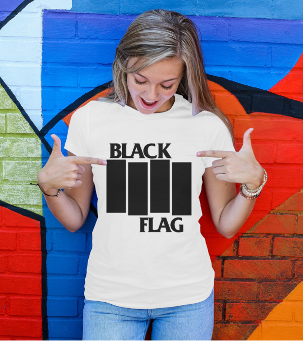 Bad Boy Chef John Goodman Black Flag T-Shirt