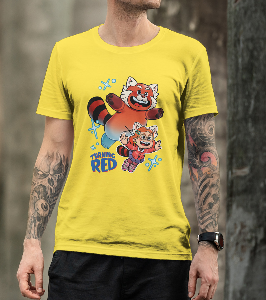 Turning Red Mario Bros 3 Redz The Artist T-Shirt