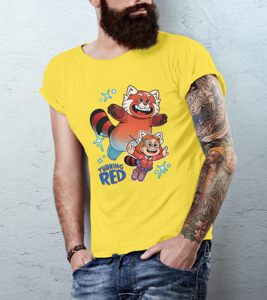 Turning Red Mario Bros 3 Redz The Artist T-Shirt