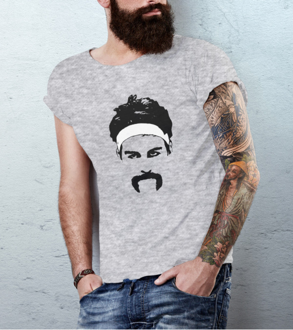 Drew Timme Mustache Gonzaga Fan Big Head T-Shirt