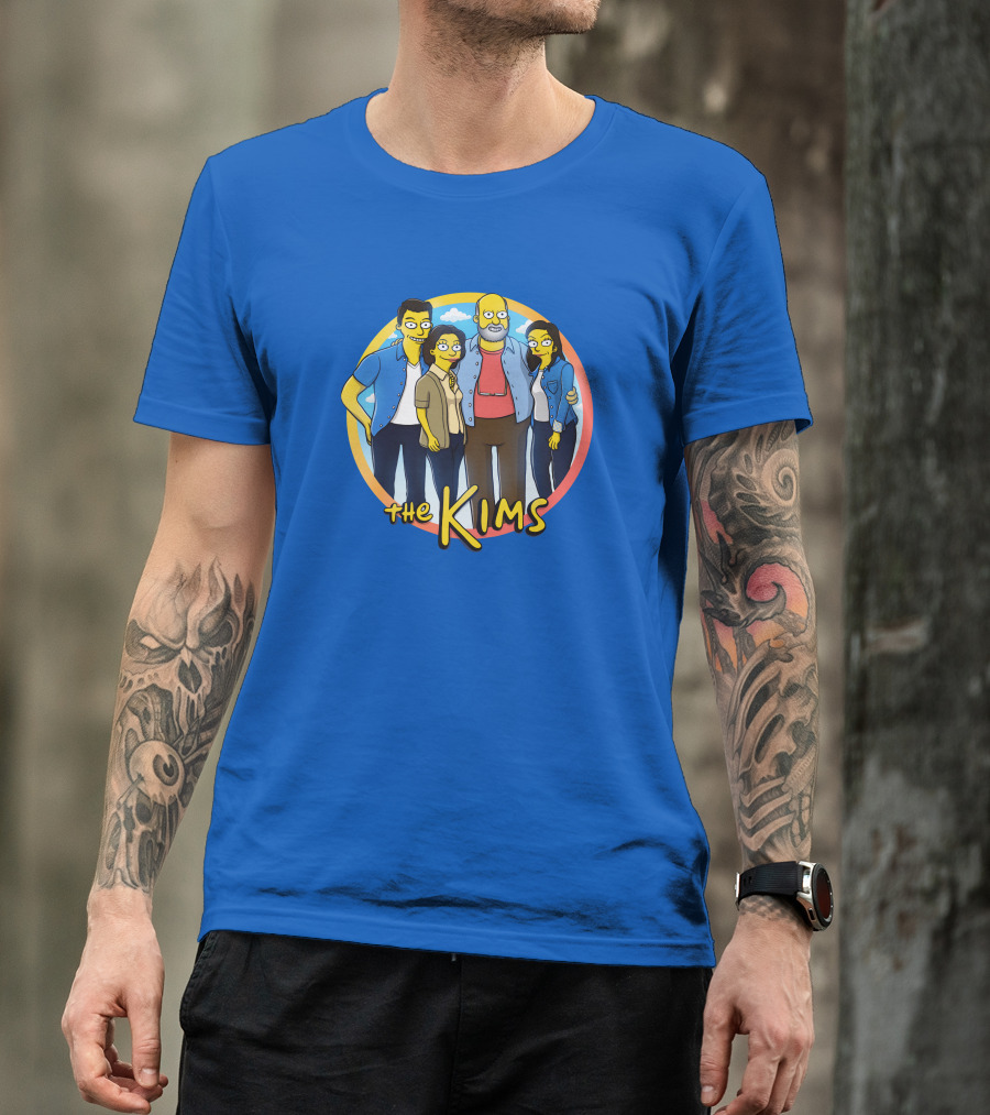 The Kims Simpsonized Parody Of Kim's Convenience Family T-Shirt