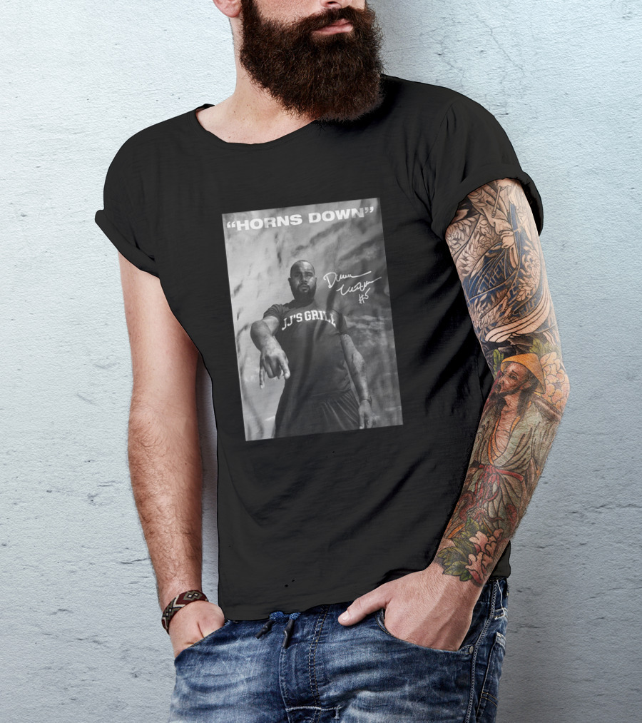 Storenvy Darren Mcfadden JJ's Grill Horns Down T-Shirt