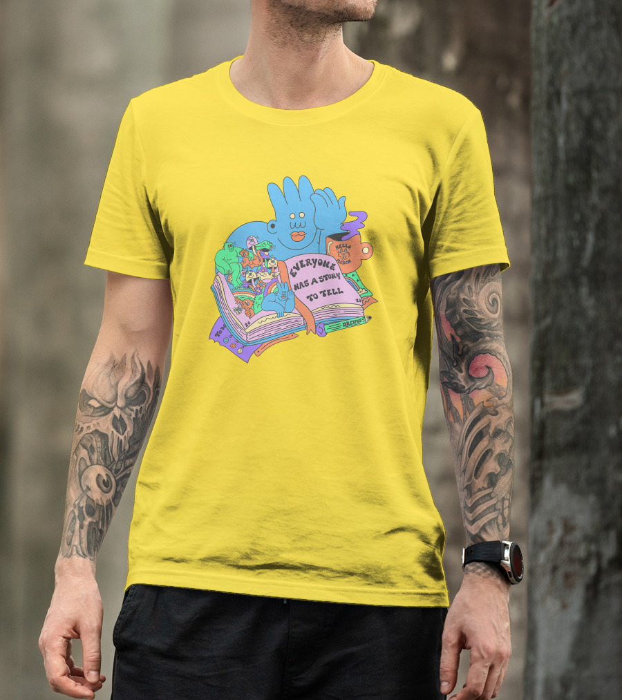 Everyone Has A Story To Tell Hellomerch Dreyfus T-Shirt