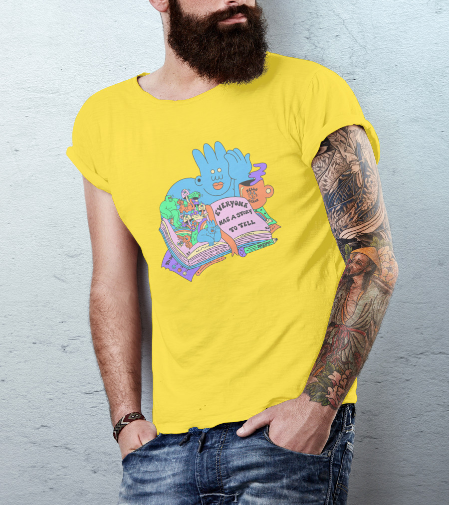 Everyone Has A Story To Tell Hellomerch Dreyfus T-Shirt