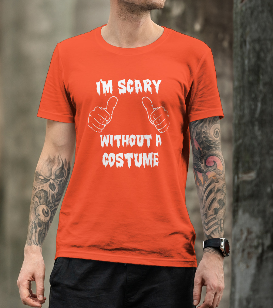 I'm Scary Without A Costume Thumbs Up Sinister Sidney T-Shirt
