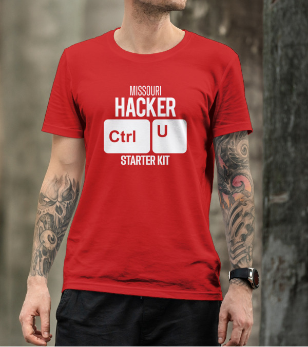Missouri Hacker Ctrl U Starter Kit T-Shirt