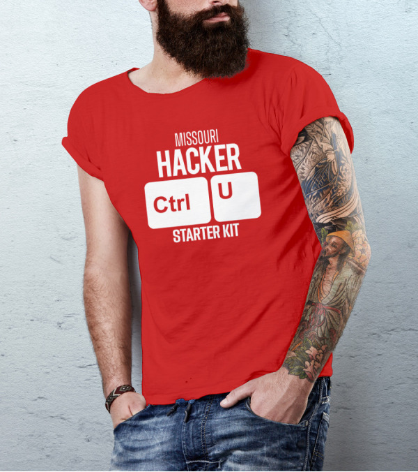 Missouri Hacker Ctrl U Starter Kit T-Shirt