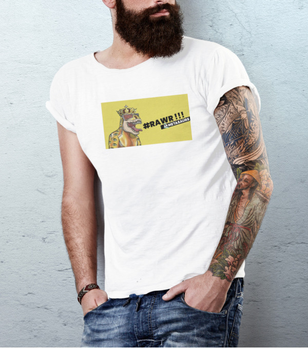 RAWR Metasaurs By Dr Dmt Metasaurs Merch T-Shirt