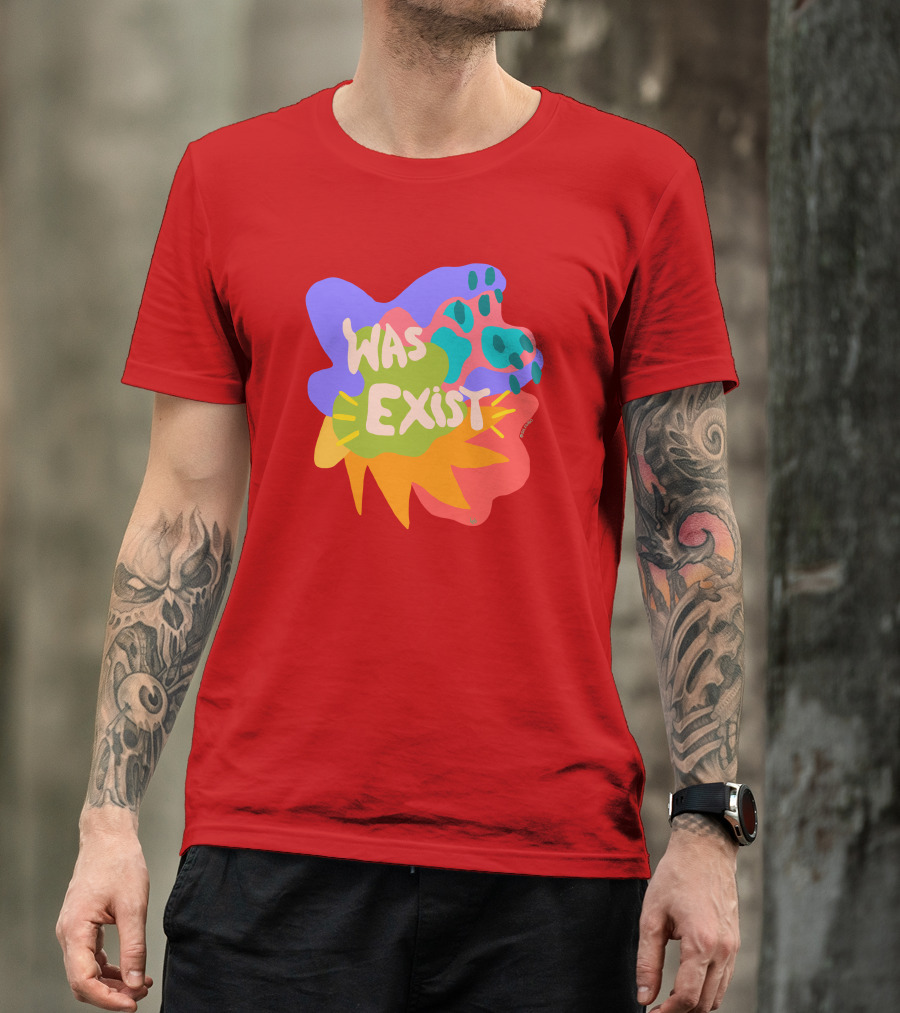 Soleoado Leȯ Was Exist Was Exist Colorful Abstract T-Shirt