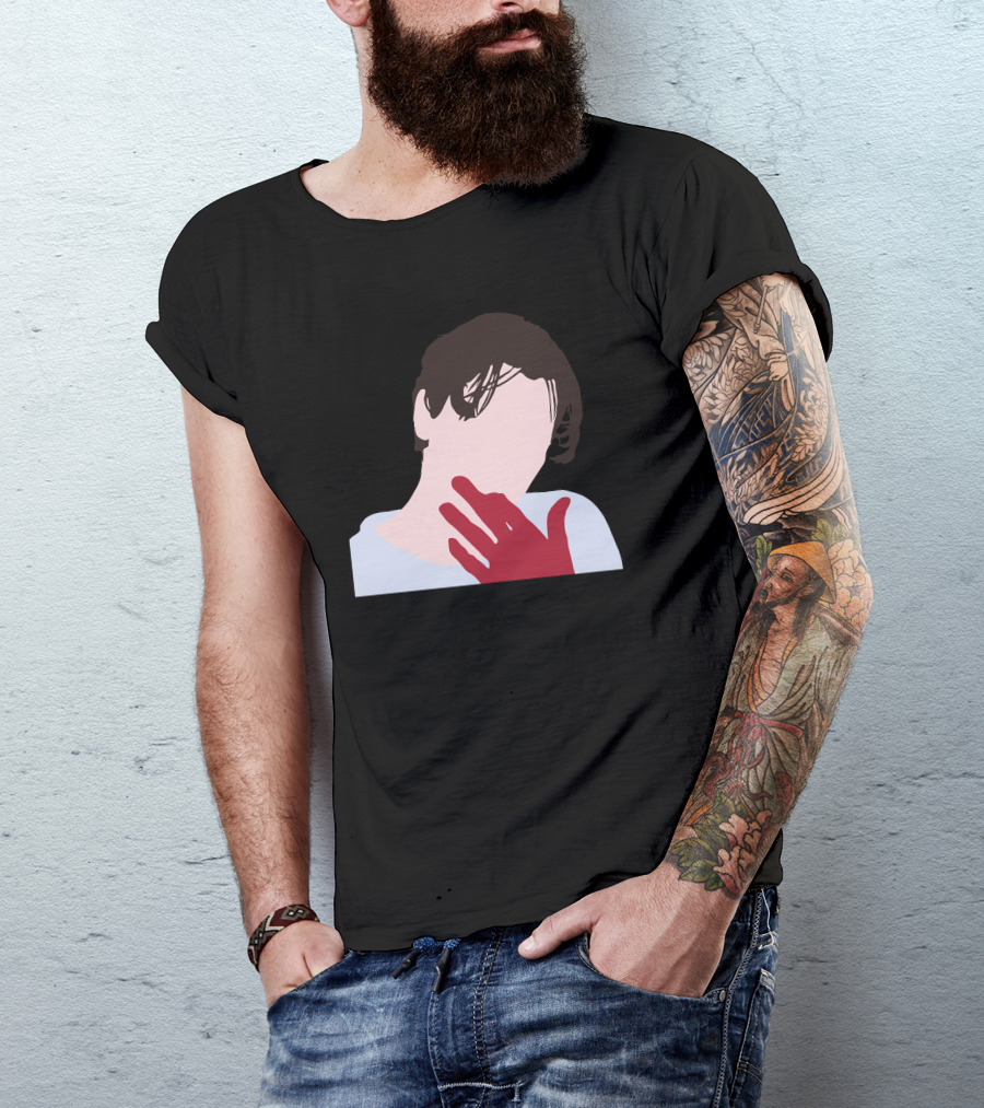 Billy Loomis Graphic Red Hand Monochrome Face T-Shirt