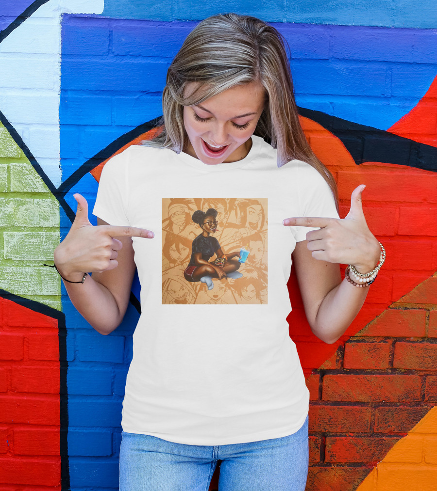 Huey Dynamite Screen Time Fine Be Greedier Anime Character Juice Chips T-Shirt