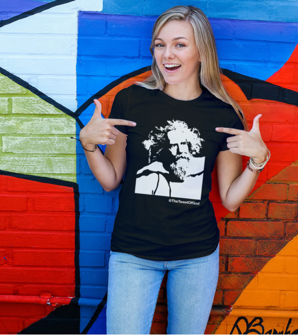 TheTweetOfGod Iconic God Face T-Shirt