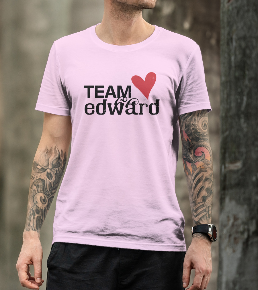 Team Edward Heart Taylor Lautner SNL T-Shirt