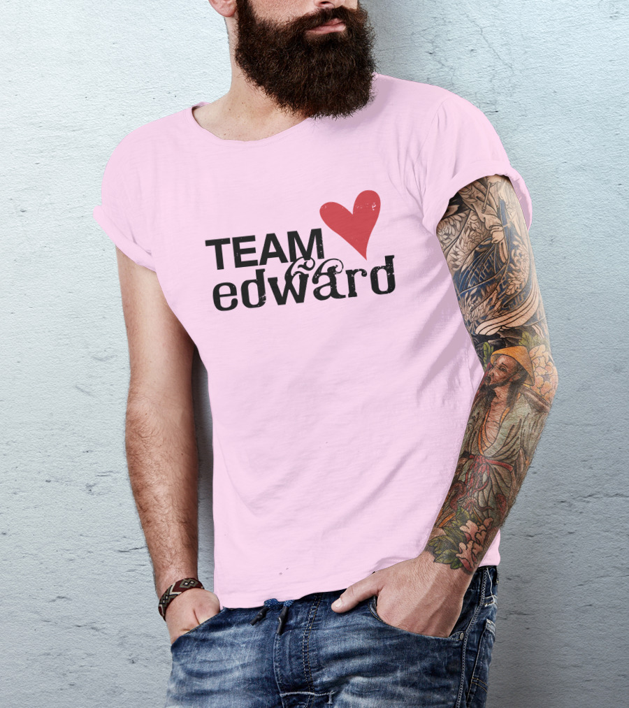 Team Edward Heart Taylor Lautner SNL T-Shirt