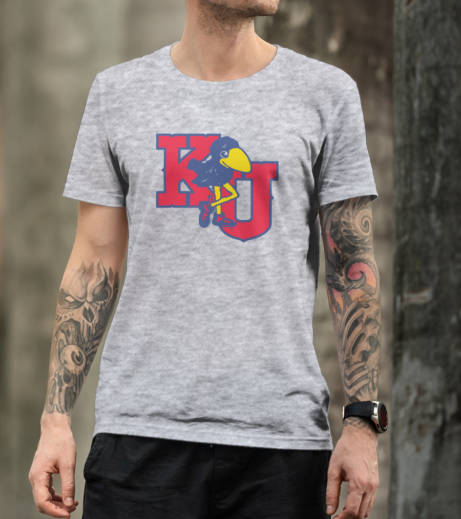KU Homefield Vintage Long Leg Jayhawk T-Shirt