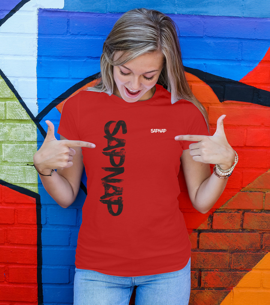 Sapnap Merch Store Sapnap Text Bold Graphic Dt Updates T-Shirt