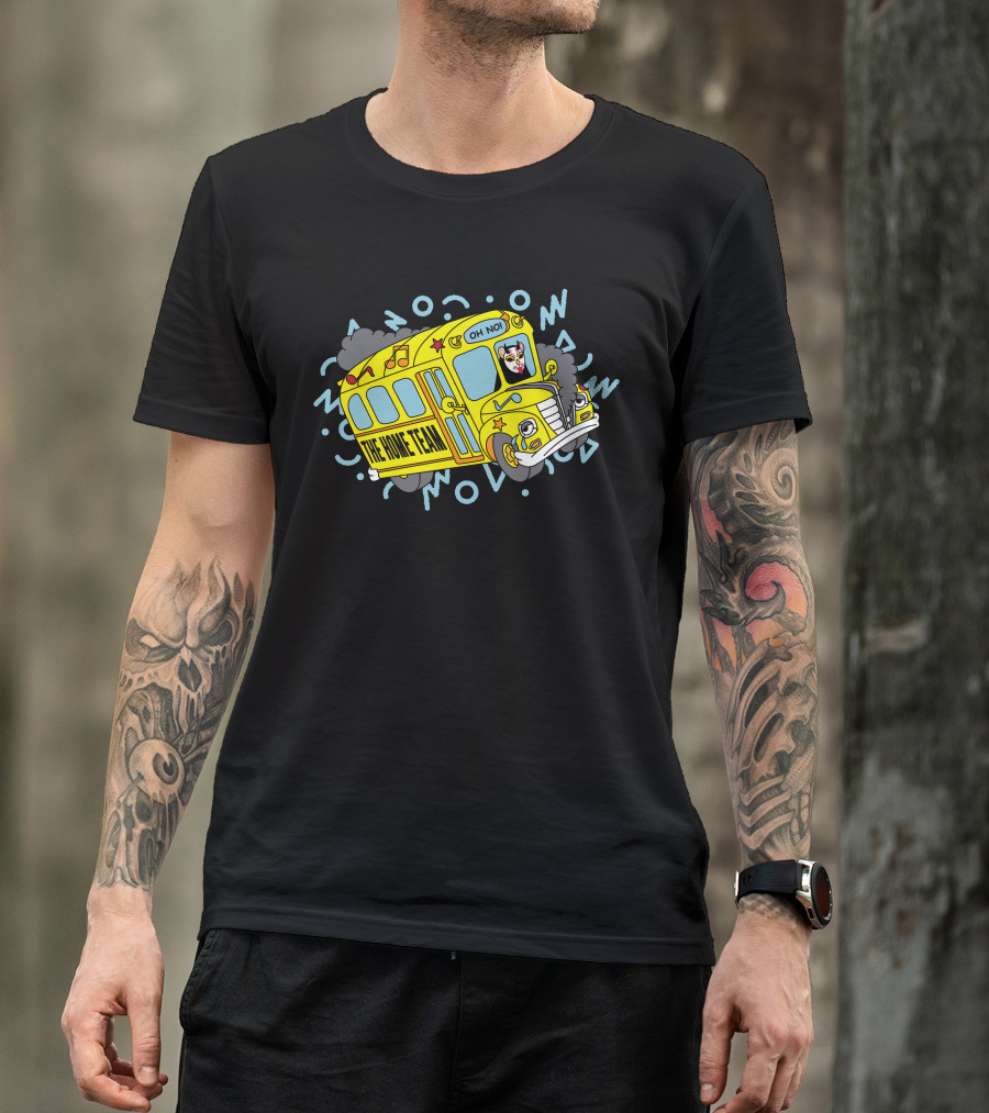 The Home Team Oh No Van Repair Benefit Music Bus T-Shirt