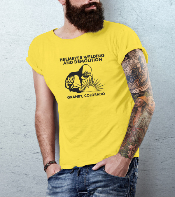 Heemeyer Welding And Demolition Granby Colorado Iconic Welder T-Shirt