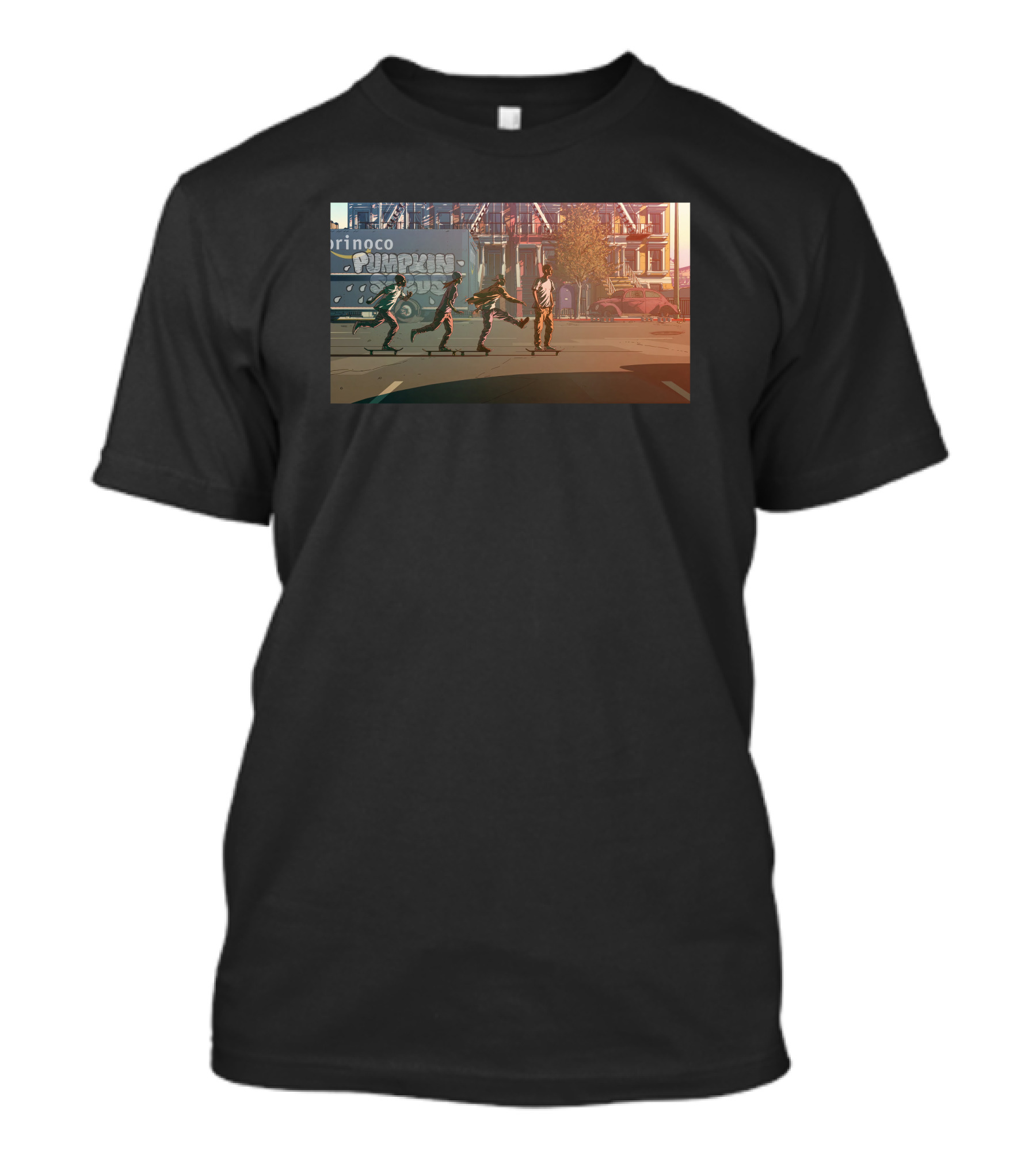 Aesop Rock X Blockhead Pumpkin Seeds Feat Lupe Orinoco Street Scene T-Shirt