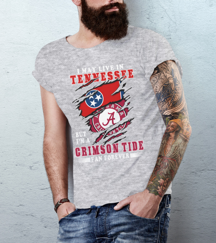 Tennessee Alabama Crimson Tide Fan Forever T-Shirt