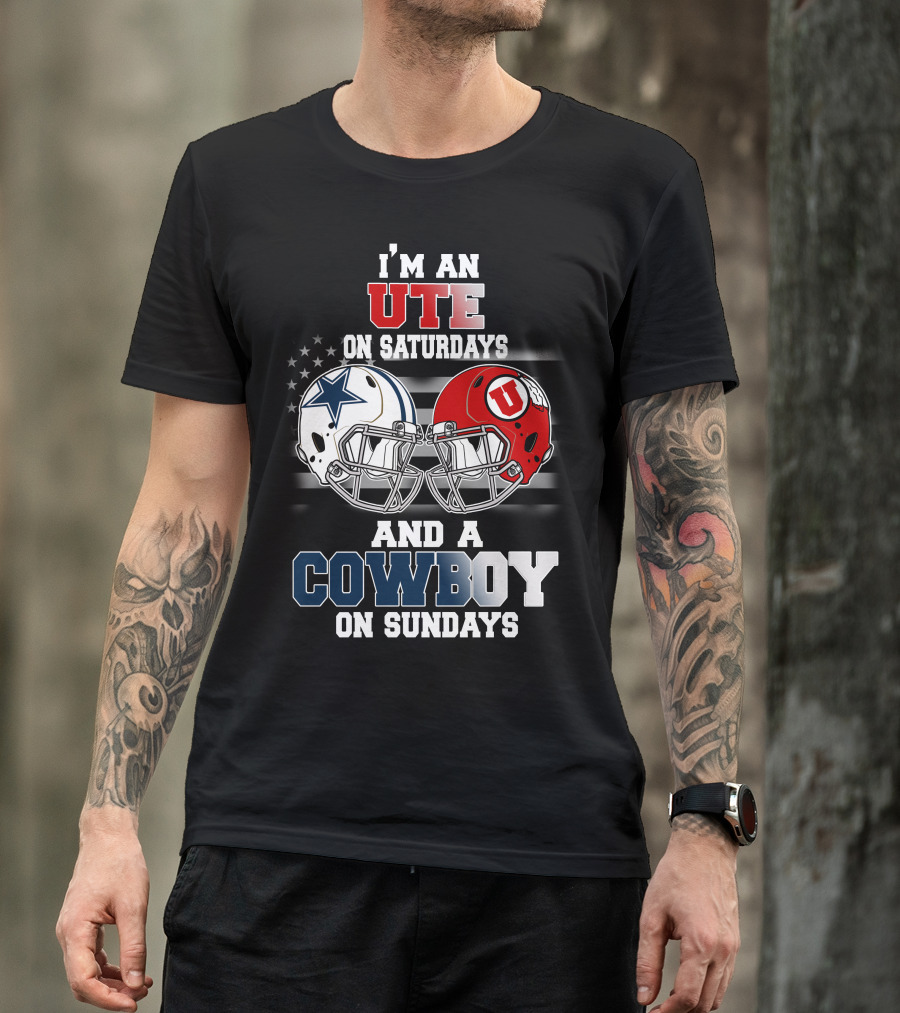 I'm An Ute On Saturdays And A Cowboy On Sundays T-Shirt