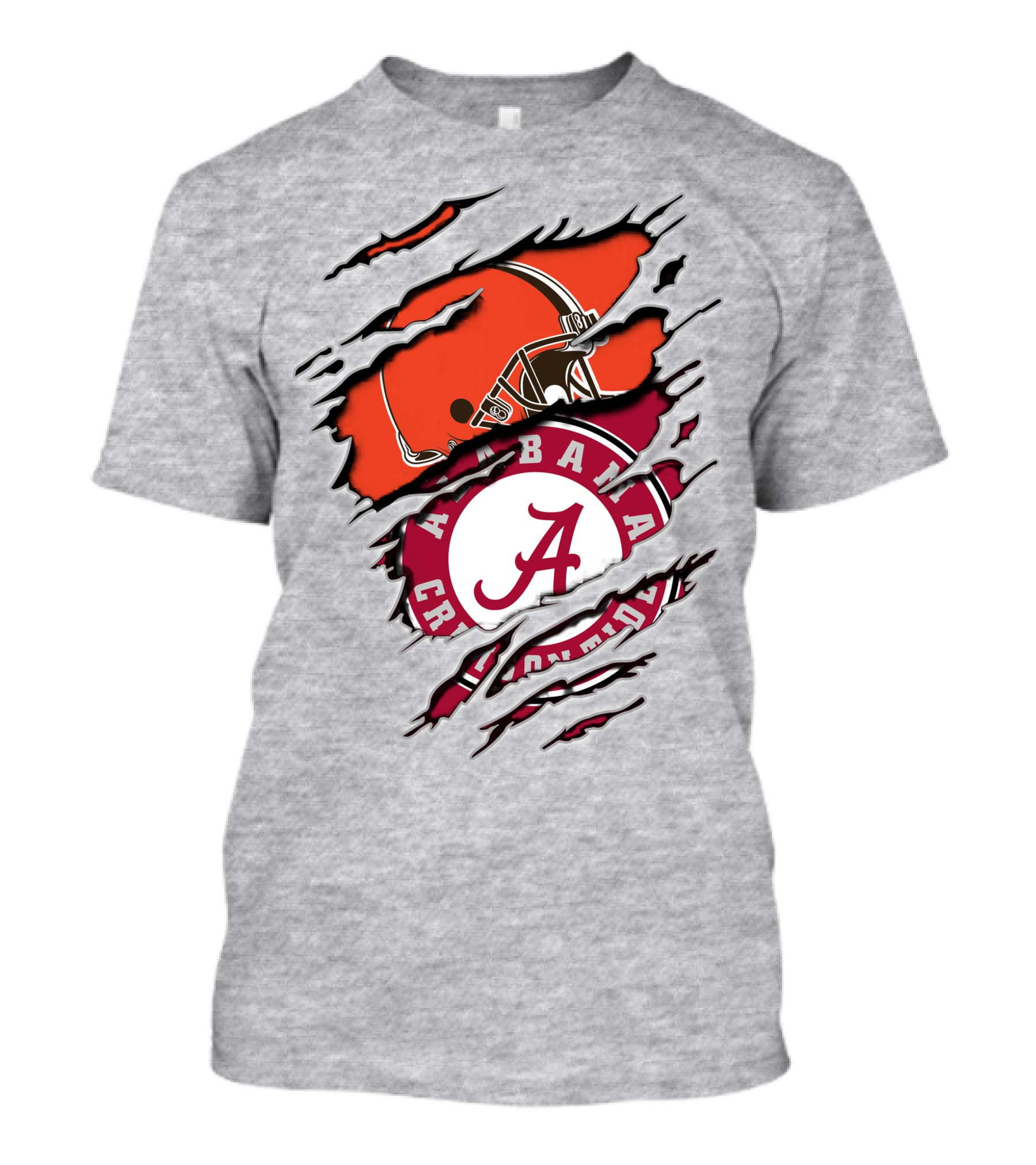 Alabama Crimson Tide Browns Football Dual T-Shirt