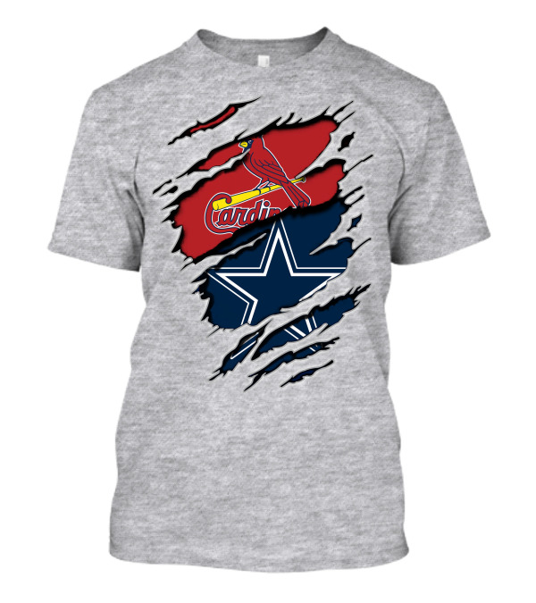 Dallas Cowboys And St. Louis Cardinals NFL MLB T-Shirt
